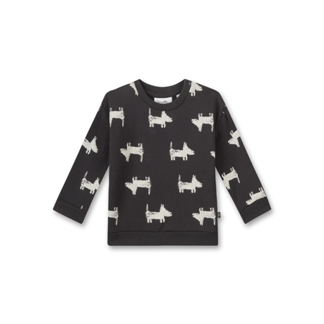 SANETTA Baby boys' sweatshirt dark gray