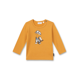 SANETTA Baby boys' long-sleeved yellow shirt