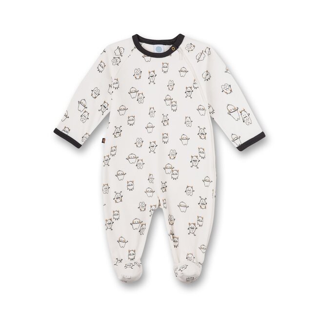 SANETTA Boys white pebble jumpsuit