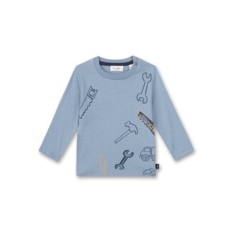 SANETTA Baby boys' long-sleeved shirt blue fog
