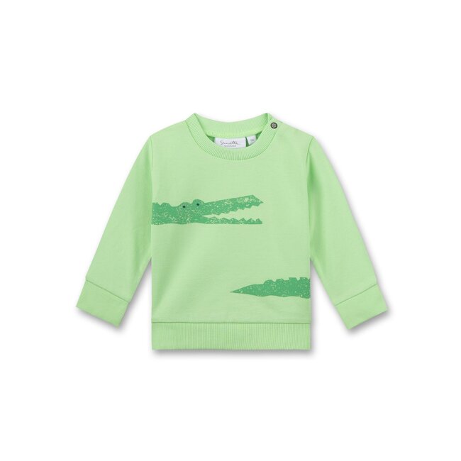 SANETTA Baby boys' light green sweatshirt