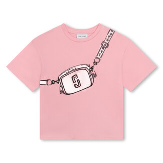 THE MARC JACOBS GIRLS PINK SHORT SLEEVES T-SHIRT