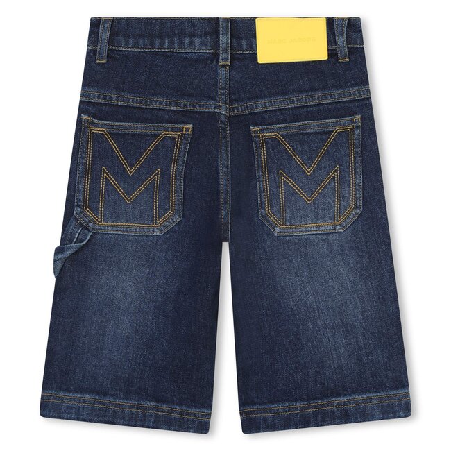 THE MARC JACOBS BOYS DENIM BLUE DENIM BERMUDA SHORTS