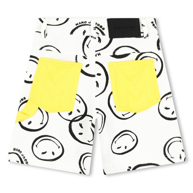 THE MARC JACOBS BOYS IVORY SMILEY SHORTS