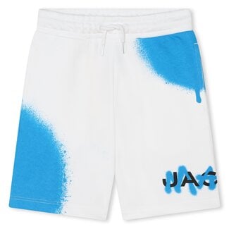 THE MARC JACOBS BOYS WHITE SPRAY DOTS SHORTS