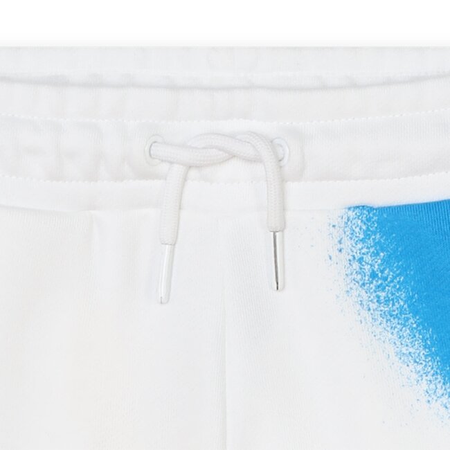 THE MARC JACOBS BOYS WHITE SPRAY DOTS SHORTS