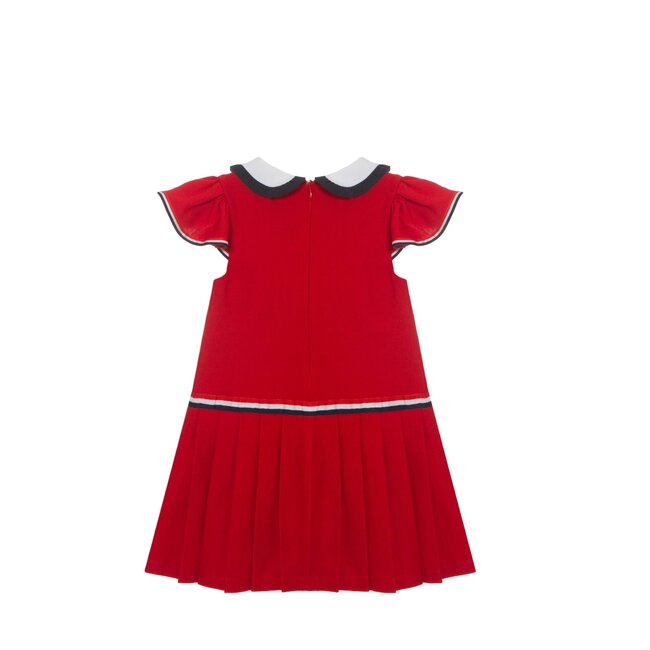 PATACHOU DRESS KIDS GIRL CRUISE-RED