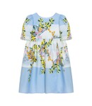 PATACHOU DRESS KIDS GIRL COLORS-FRUITS BLUE PRINT S24-37