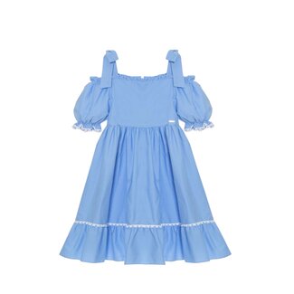 PATACHOU DRESS KIDS GIRL COLORS-LIGHT BLUE