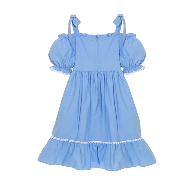PATACHOU DRESS KIDS GIRL COLORS-LIGHT BLUE