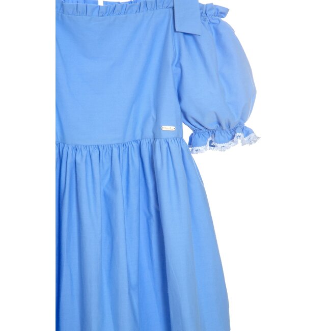 PATACHOU DRESS KIDS GIRL COLORS-LIGHT BLUE