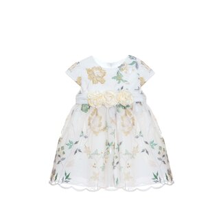 PATACHOU DRESS SPECIAL OCCASION GIRL-GREEN LACE S24-13