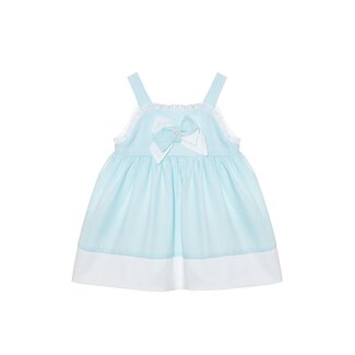 PATACHOU DRESS MINI GIRL COLORS-AQUA GREEN