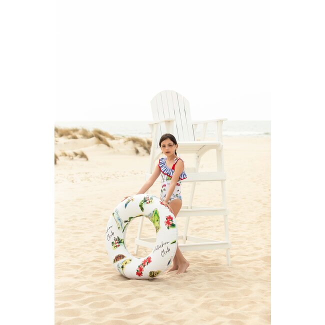 PATACHOU SWIMSUIT SWIMWEAR GIRL-MARINE PRINT S24-35