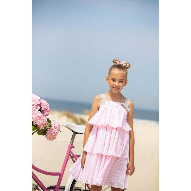 PATACHOU DRESS KIDS GIRL PARTY PINK-PALE PINK