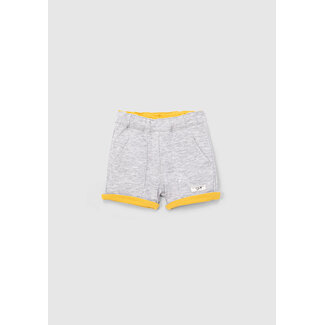 IKKS BABY BOYS’ YELLOW/GREY REVERSIBLE BERMUDA SHORTS