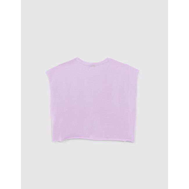 IKKS GIRLS’ LILAC T-SHIRT WITH STRAWBERRY SLOGAN PRINT