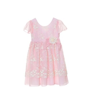 PATACHOU DRESS KIDS GIRL PARTY BLUE PALE PINK