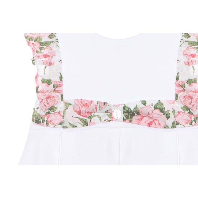 PATACHOU DRESS MINI GIRL LIBERTY - WHITE