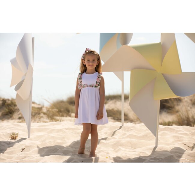 PATACHOU DRESS MINI GIRL LIBERTY - WHITE