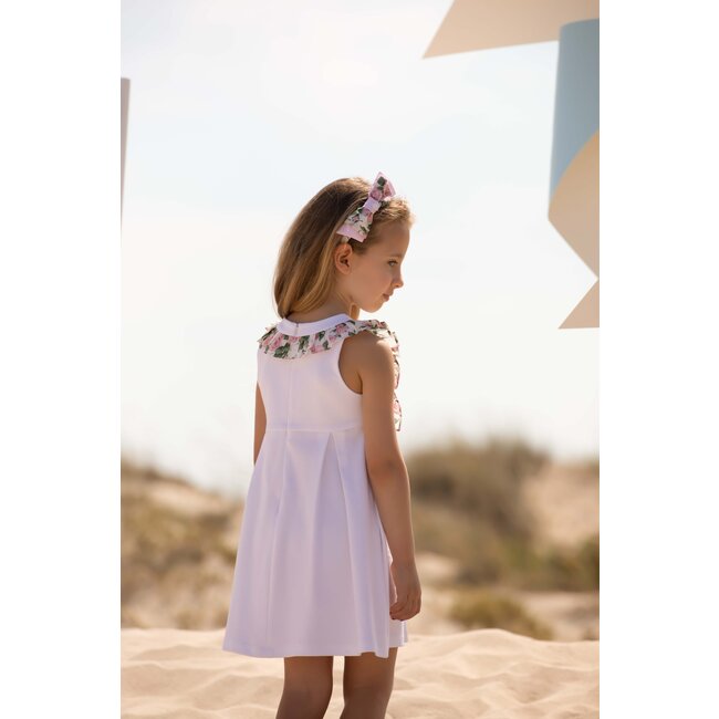 PATACHOU DRESS MINI GIRL LIBERTY - WHITE