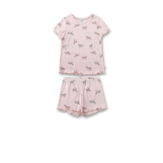 SANETTA Girls' short pink pajamas