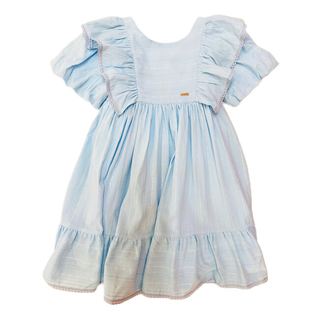 PATACHOU DRESS KIDS GIRL LIBERTY-BLUE