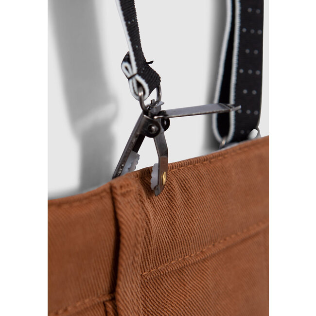 IKKS BOYS’ CAMEL BERMUDA SHORTS WITH DETACHABLE STRAPS