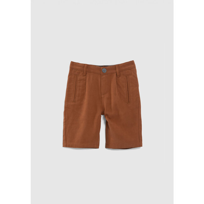 IKKS BOYS’ CAMEL BERMUDA SHORTS WITH DETACHABLE STRAPS