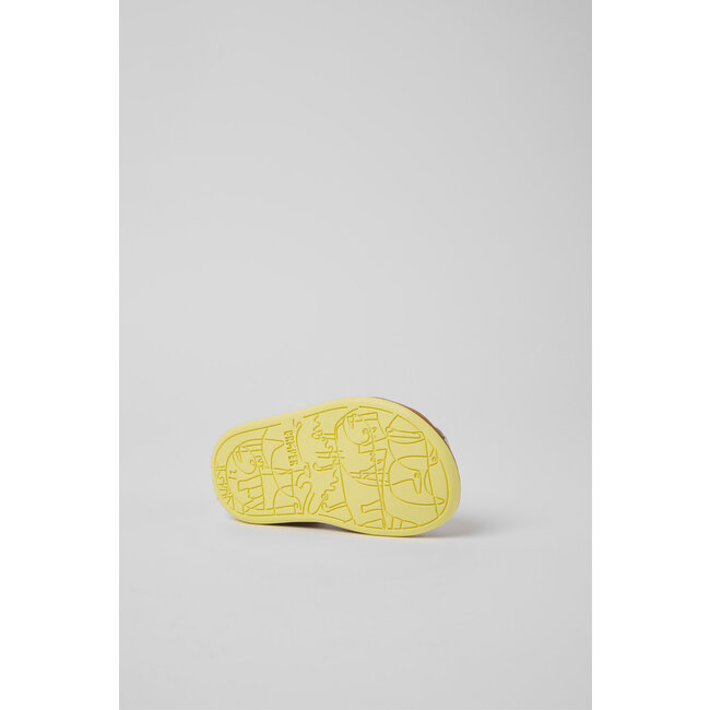 CAMPER Bicho White leather sandals for kids