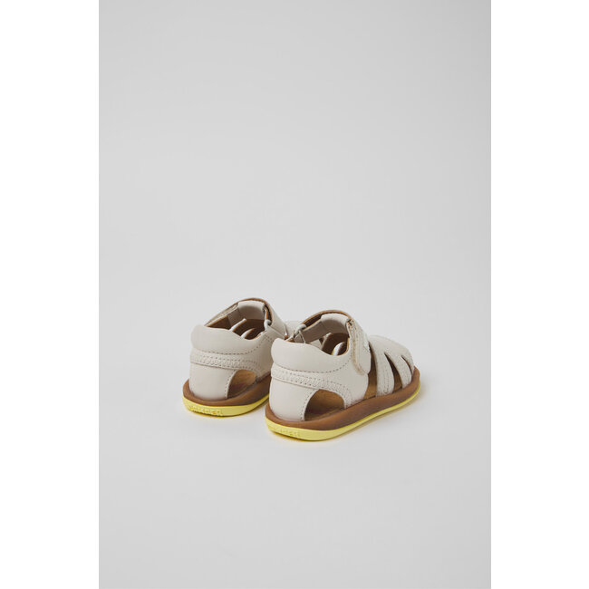 CAMPER Bicho White leather sandals for kids