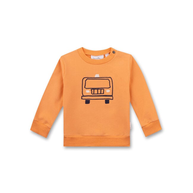 SANETTA BABY BOY Orange Sweatshirt