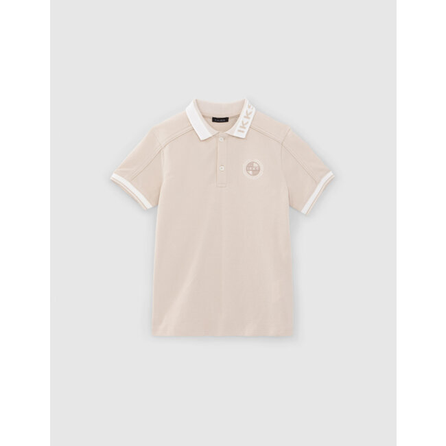 IKKS BOYS’ BEIGO ROSE TERRY POLO SHIRT