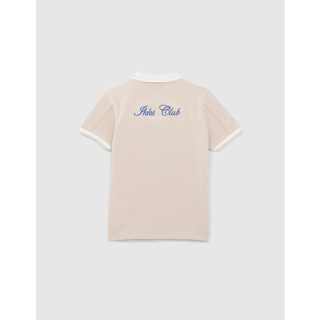 IKKS BOYS’ BEIGO ROSE TERRY POLO SHIRT