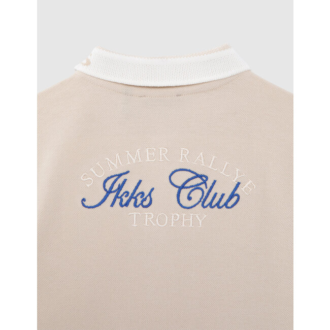 IKKS BOYS’ BEIGO ROSE TERRY POLO SHIRT