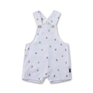 SANETTA BABY BOY ivory Dungarees