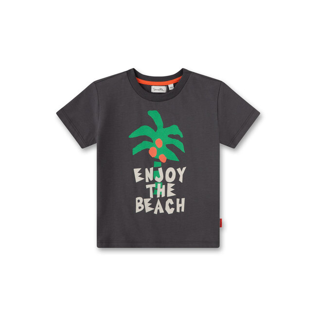 SANETTA BOY asphalt T-Shirt