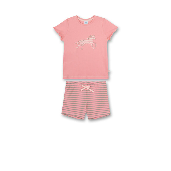 SANETTA BABY GIRL dry rose Pyjama short, w. motif