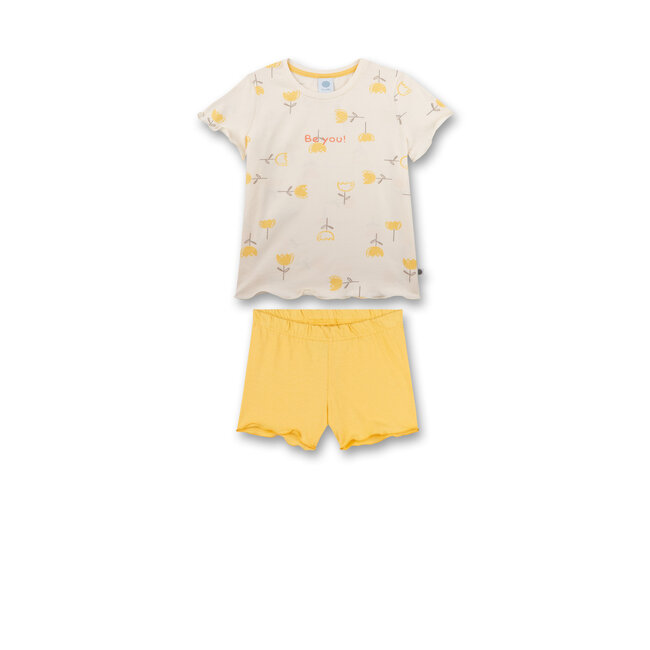 SANETTA GIRL creme Pyjama short, allover