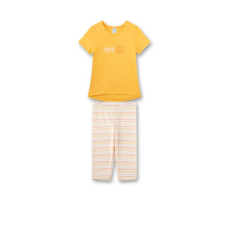 SANETTA GIRL pfirsich Pyjama short, uni w.motif