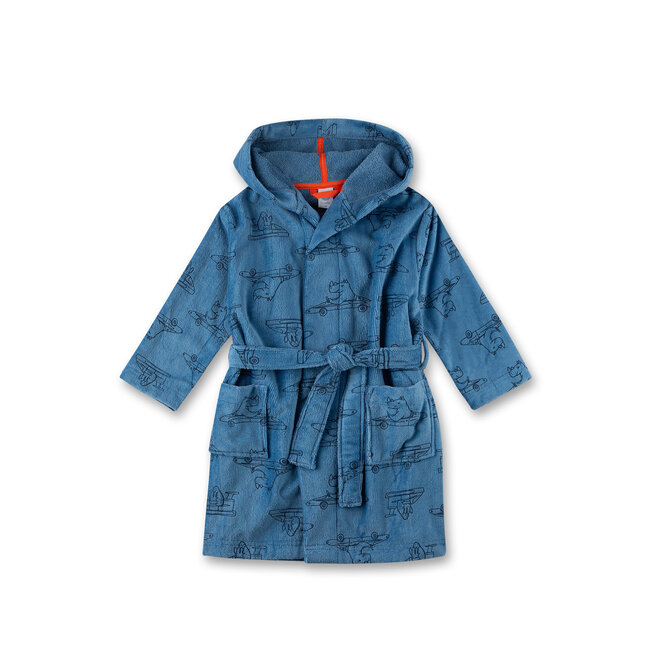 SANETTA BOY blue Bathrobe