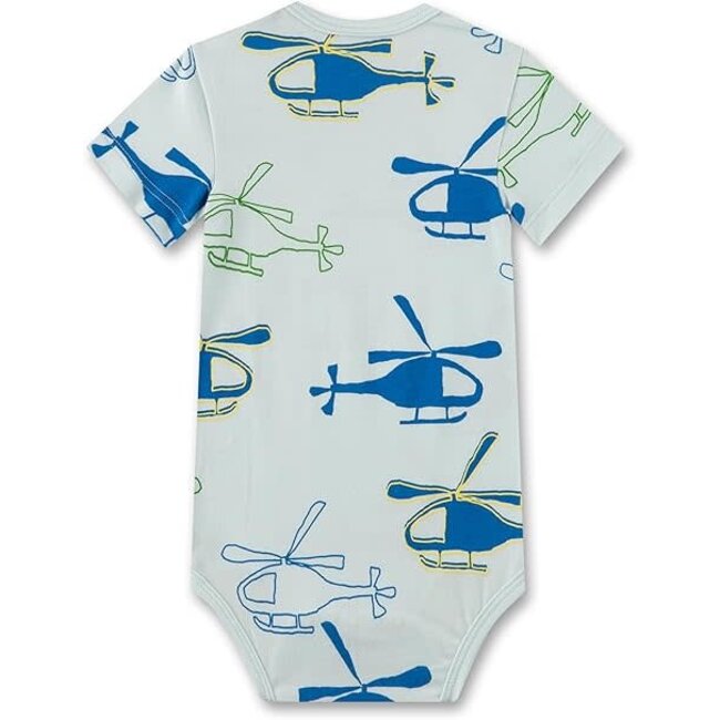 SANETTA BABY BOY blue wind Body 1/2, allover