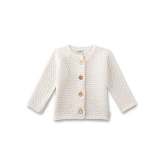 SANETTA BABY GIRL ivory Cardigan