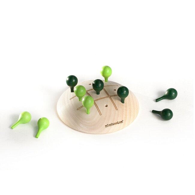 Milaniwood Game - Green Tris / Tic Tac Toe