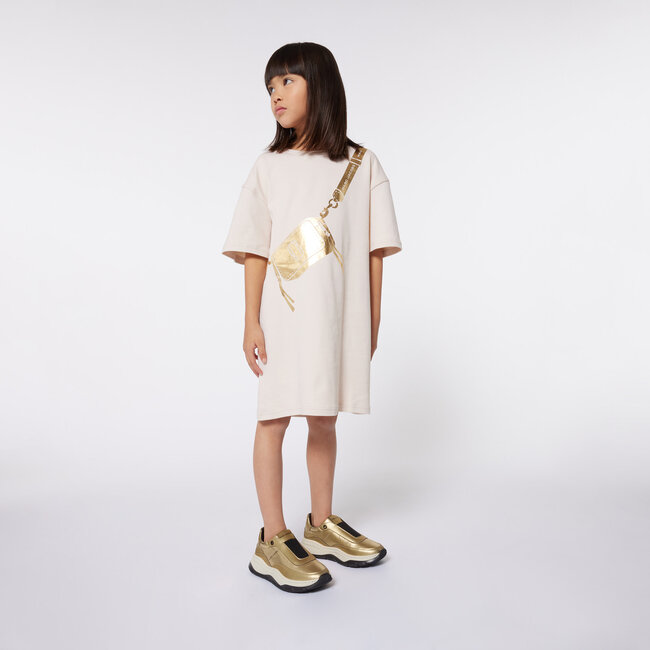 THE MARC JACOBS GIRL SAND SS SNAPSHOT DRESS