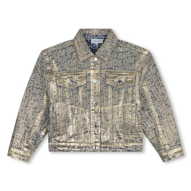 THE MARC JACOBS GIRL GOLD DENIM JACKET
