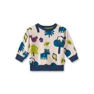 SANETTA BABY BOY ecru Sweatshirt