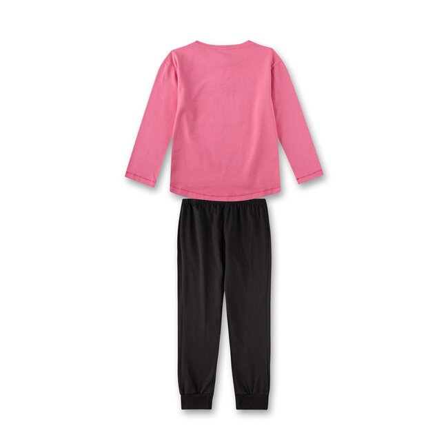 SANETTA GIRL sorbet Pyjama long, uni w.motif