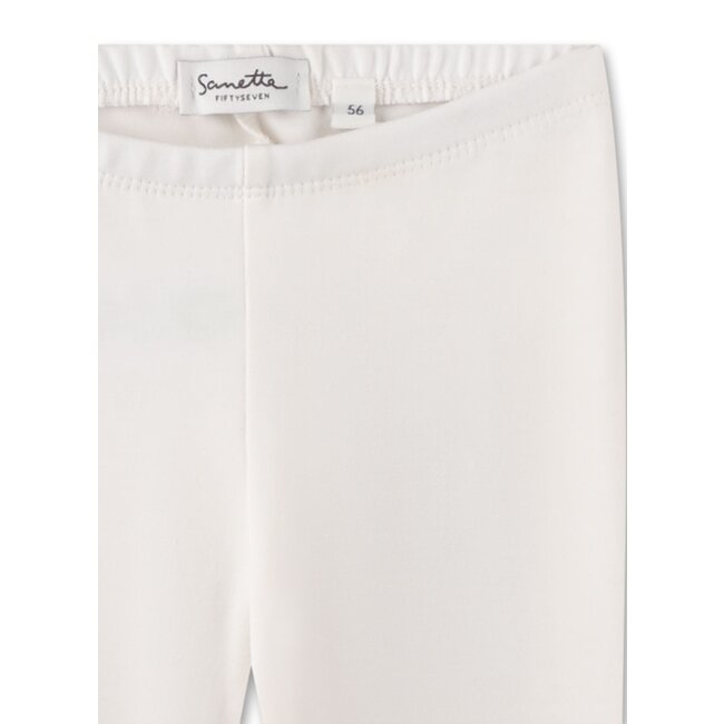 SANETTA BABY GIRL ivory Leggings