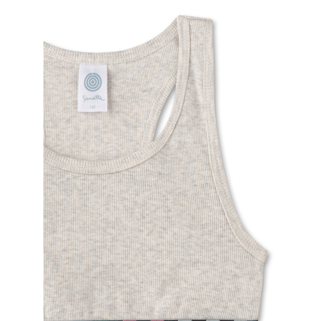 SANETTA GIRL nature melange Bustier, uni